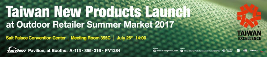Taiwan New Products Launch at Outdoor Retailer Summer Market 2017