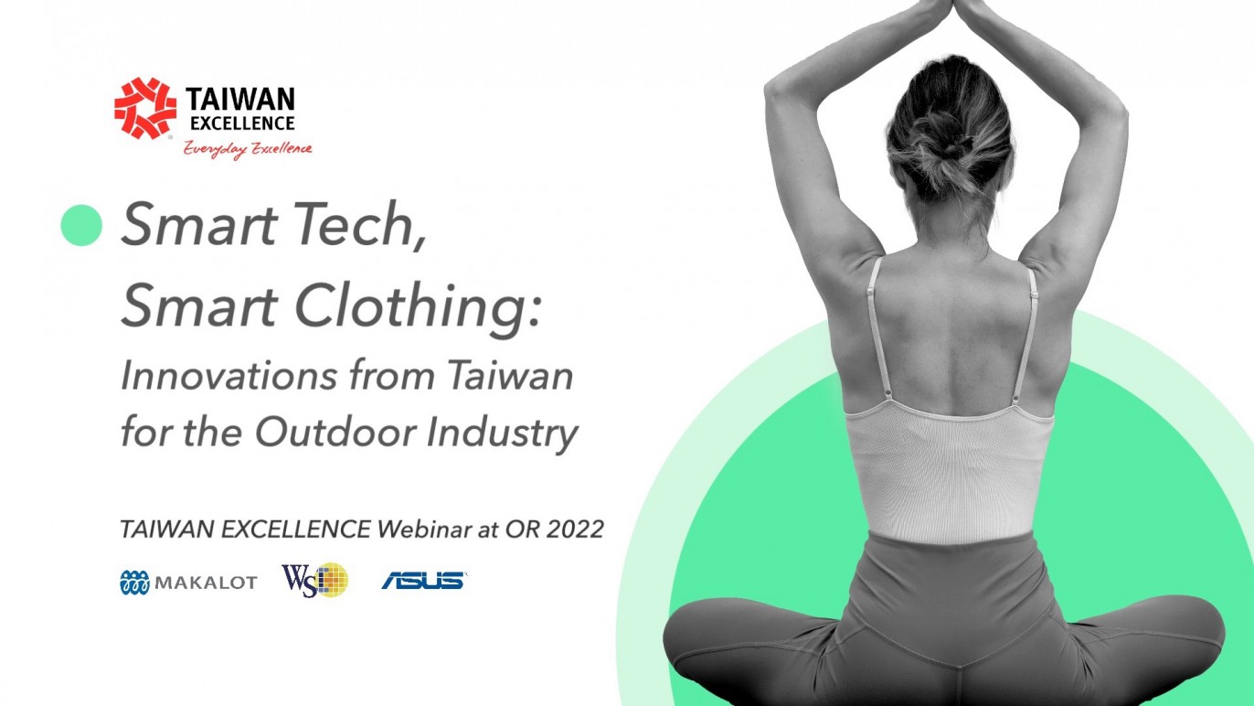 Webinar- Smart Tech, Smart Clothing: Innovations from Taiwan for the Outdoor Industry