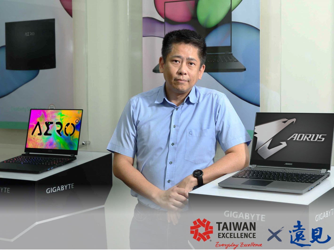 Vice president of GIGABYTE Technology’s Mobile Devices Center, Steve Chen, emphasized the marketing and promotion of the self-owned brand in recent years.