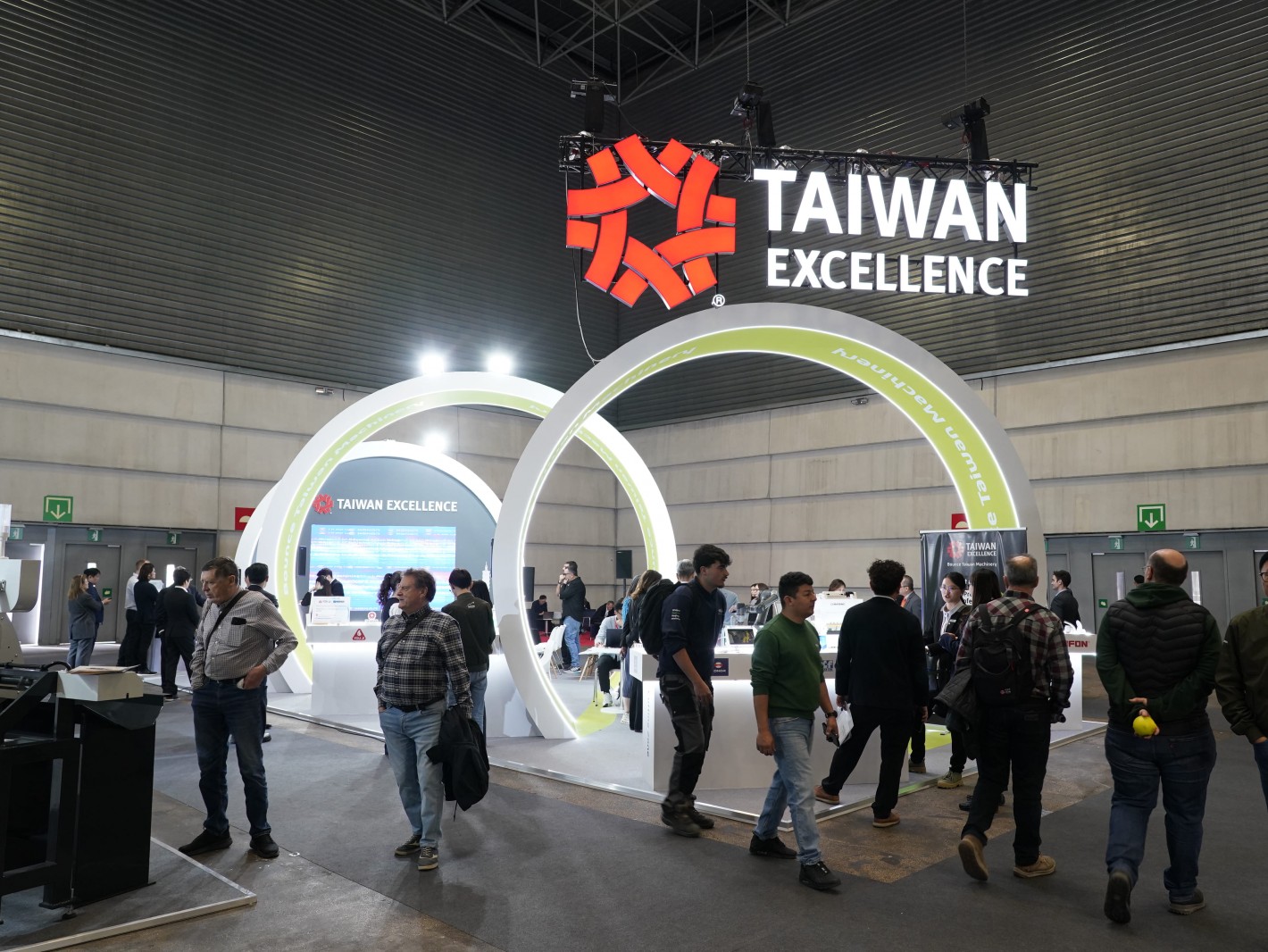 the scene of Taiwan Excellence Pavilion
