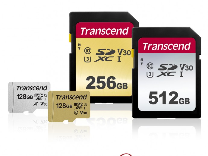 Transcend Releases New High-speed, Capacious SD and microSD Cards