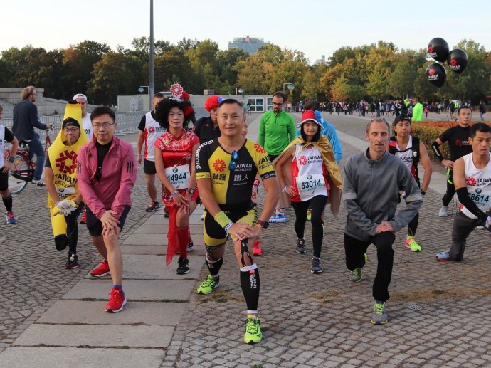 Taiwan Excellence Marathon Team presented at BERLIN VITAL 2018