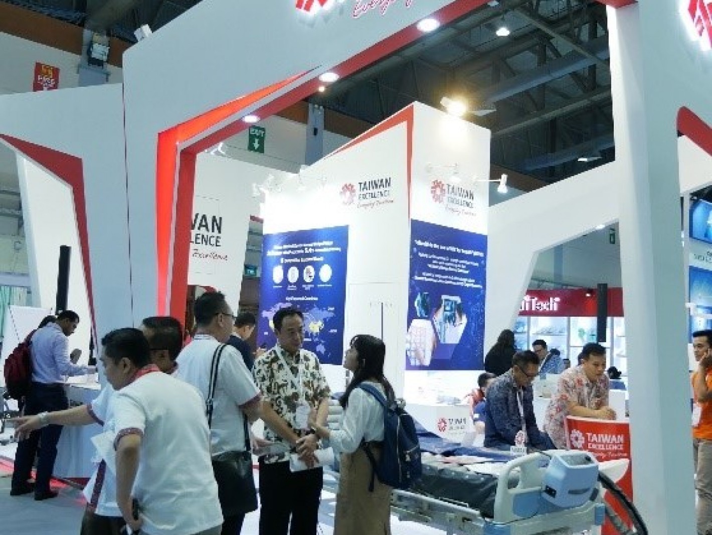 Taiwan Excellence presented the best-made medical products at the 2019 Indonesian Hospital Expo.