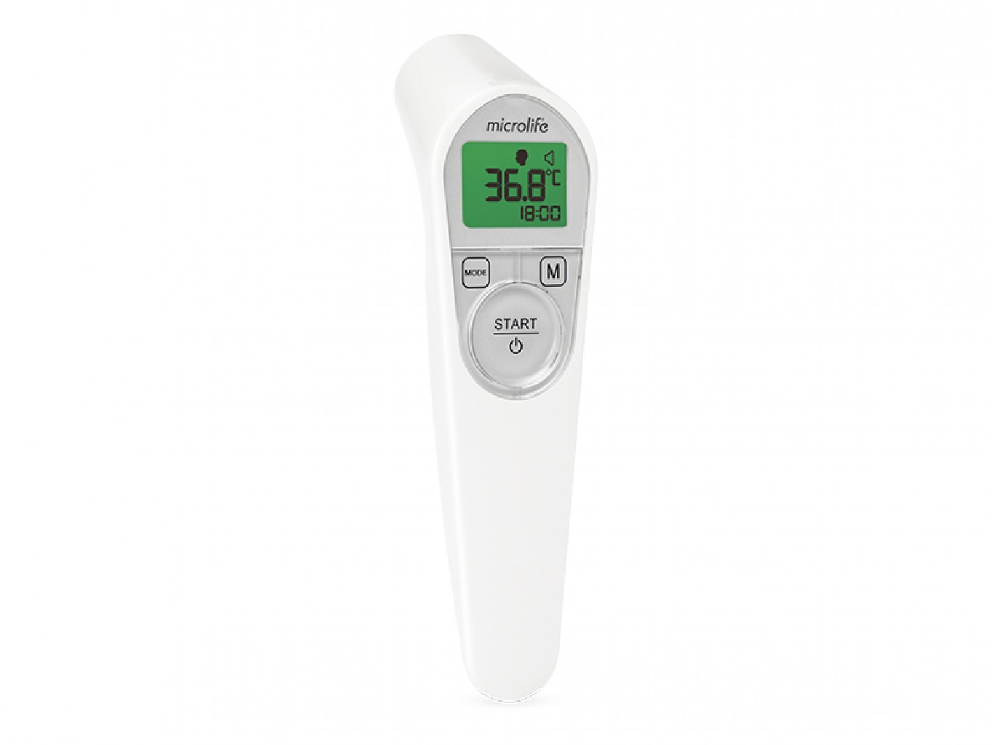 Figure 1: The Microlife “non-contact thermometer NC 200”with auto-measurement and distance control