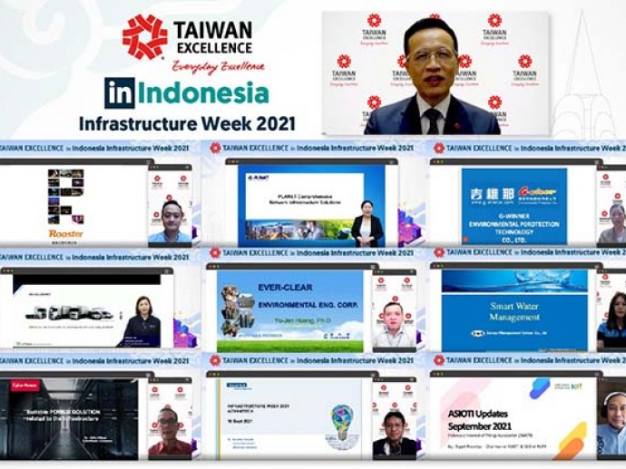 2021 Indonesia Infrastructure Week ”Taiwan Excellence” Hadir Secara Daring