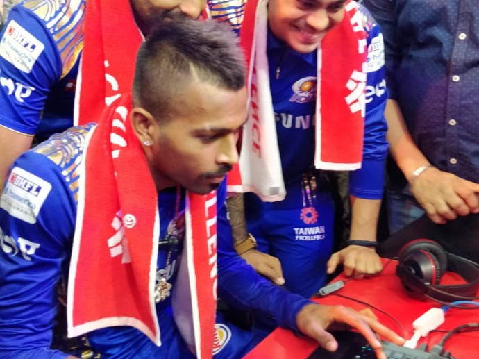 Mumbai Indians bowled over by latest tech gizmos at Taiwan Pavilion