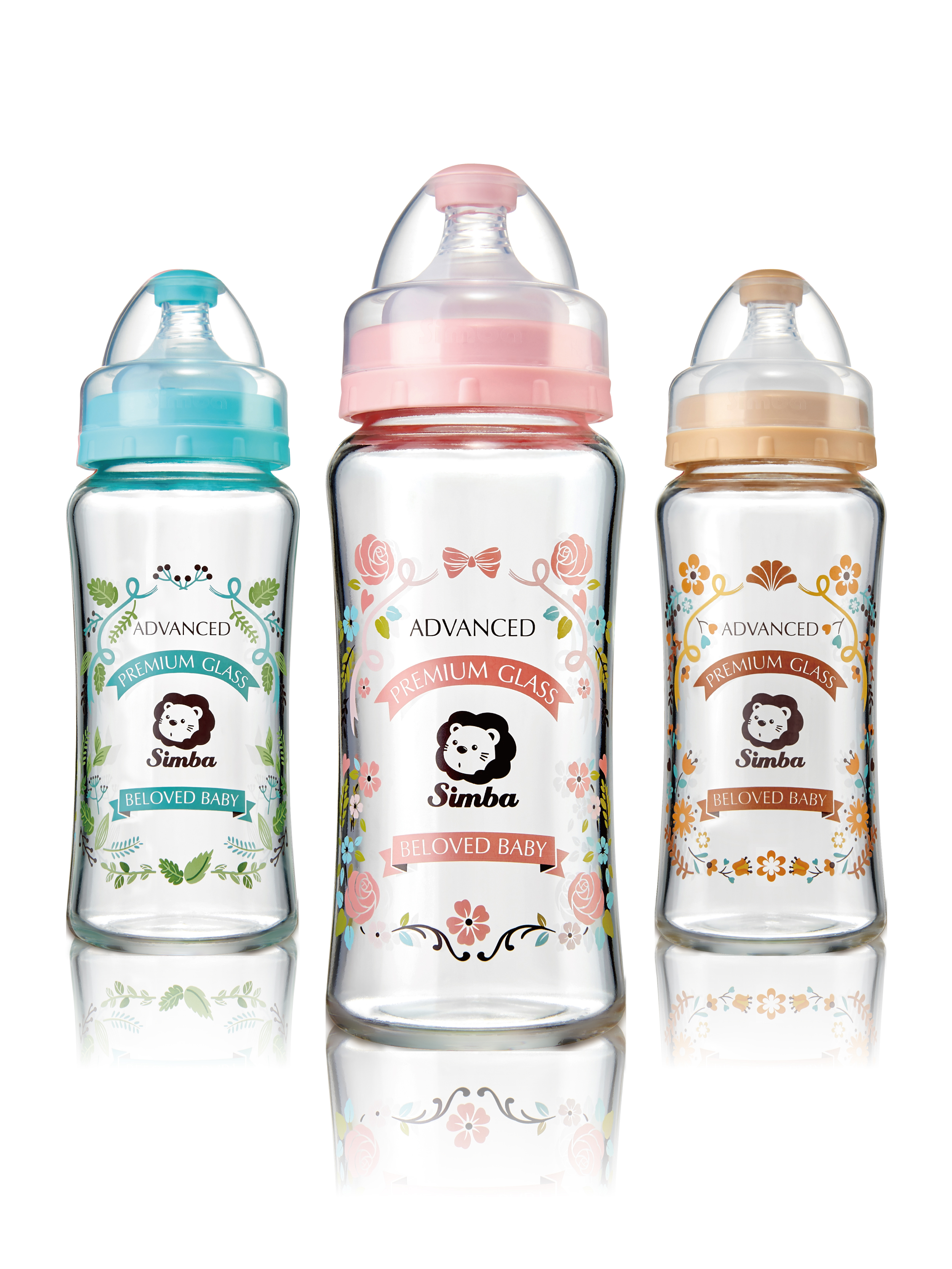 Crystal Romance Glass Feeding Bottle / SONISON BABY PRODUCTS CO.,LTD