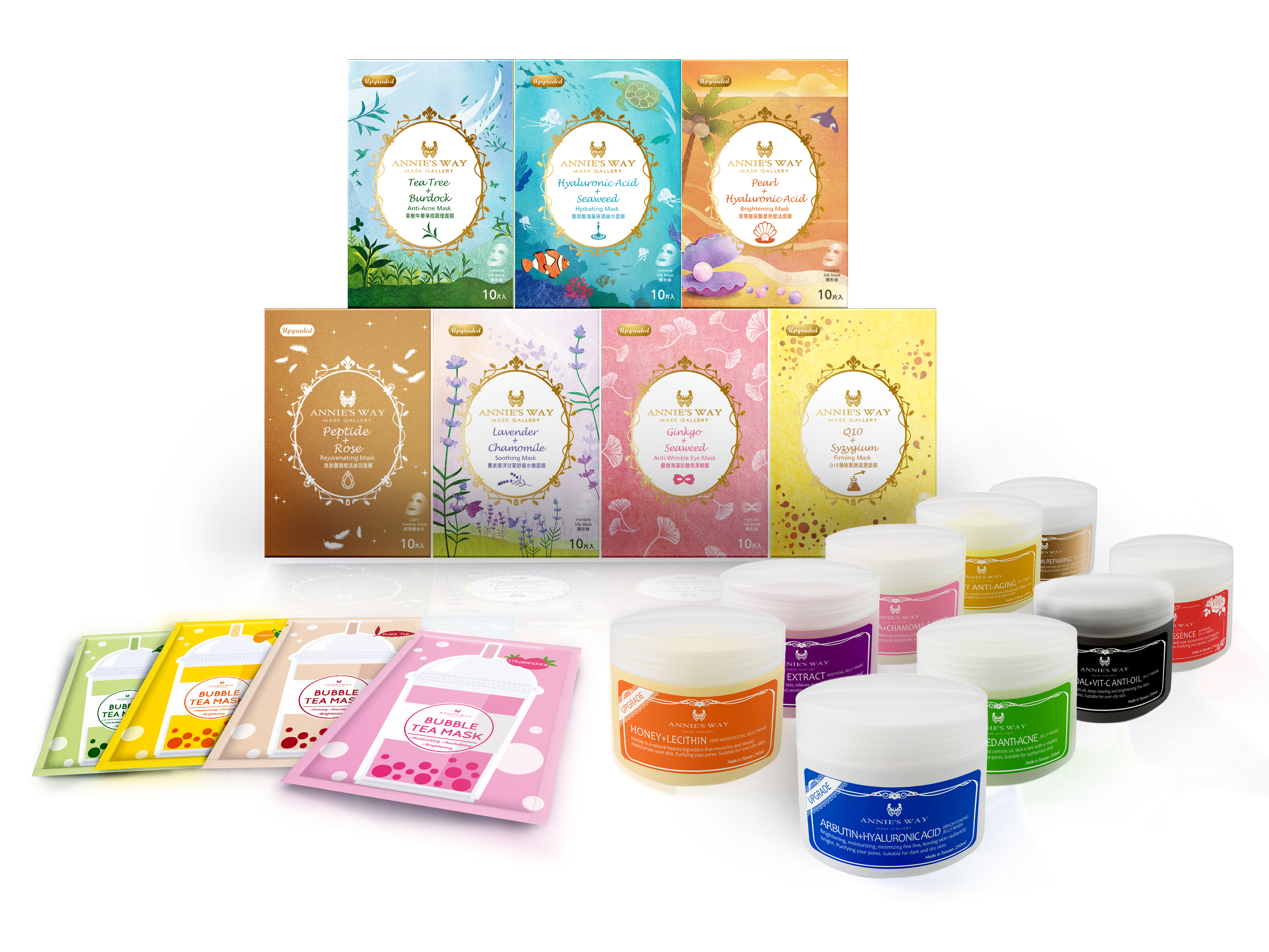 Arbutin + Hyaluronic Acid Brightening Jelly Mask-Annie's Way International Co., Ltd.