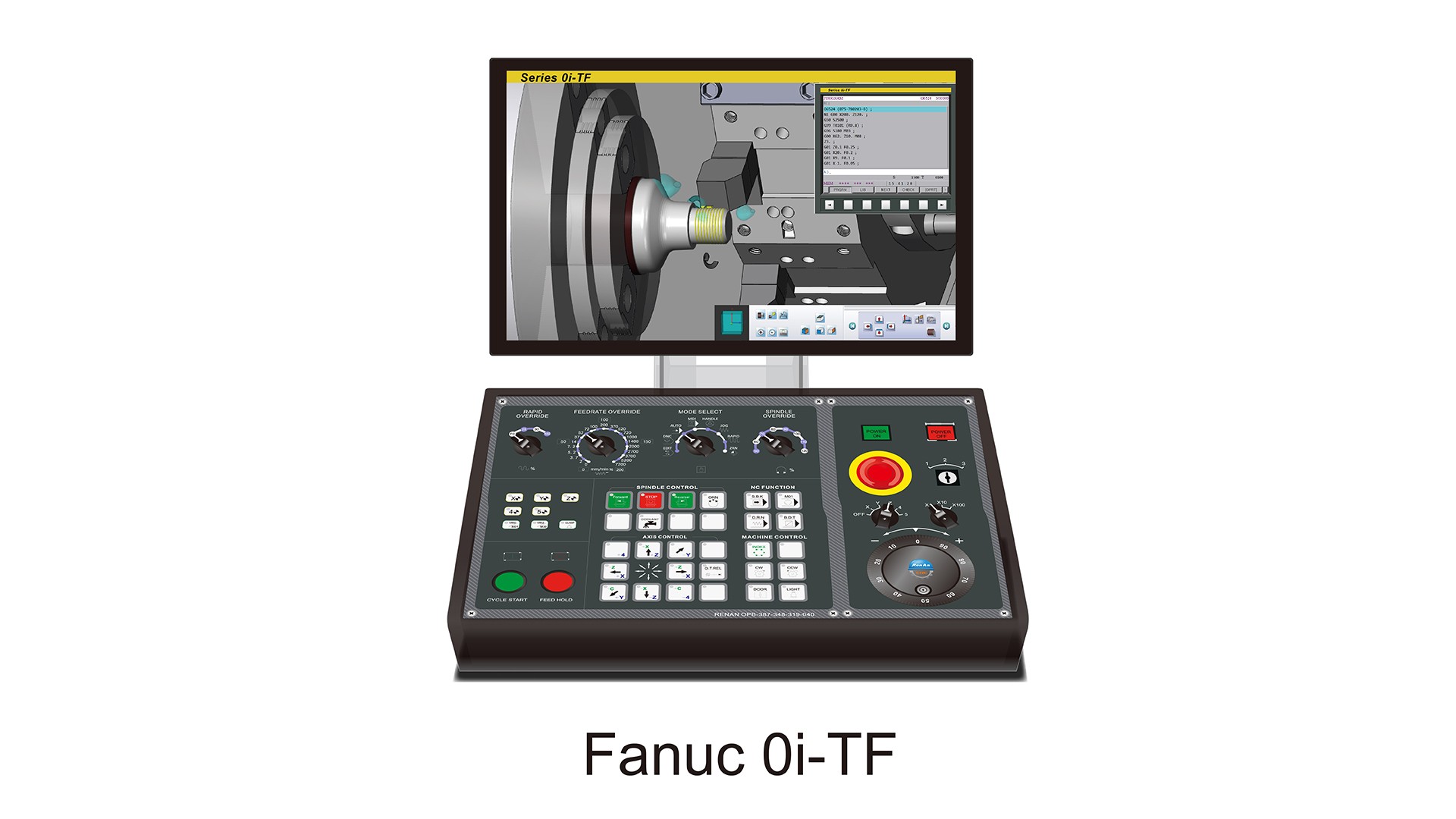 CNC Operation Simulation Workstation