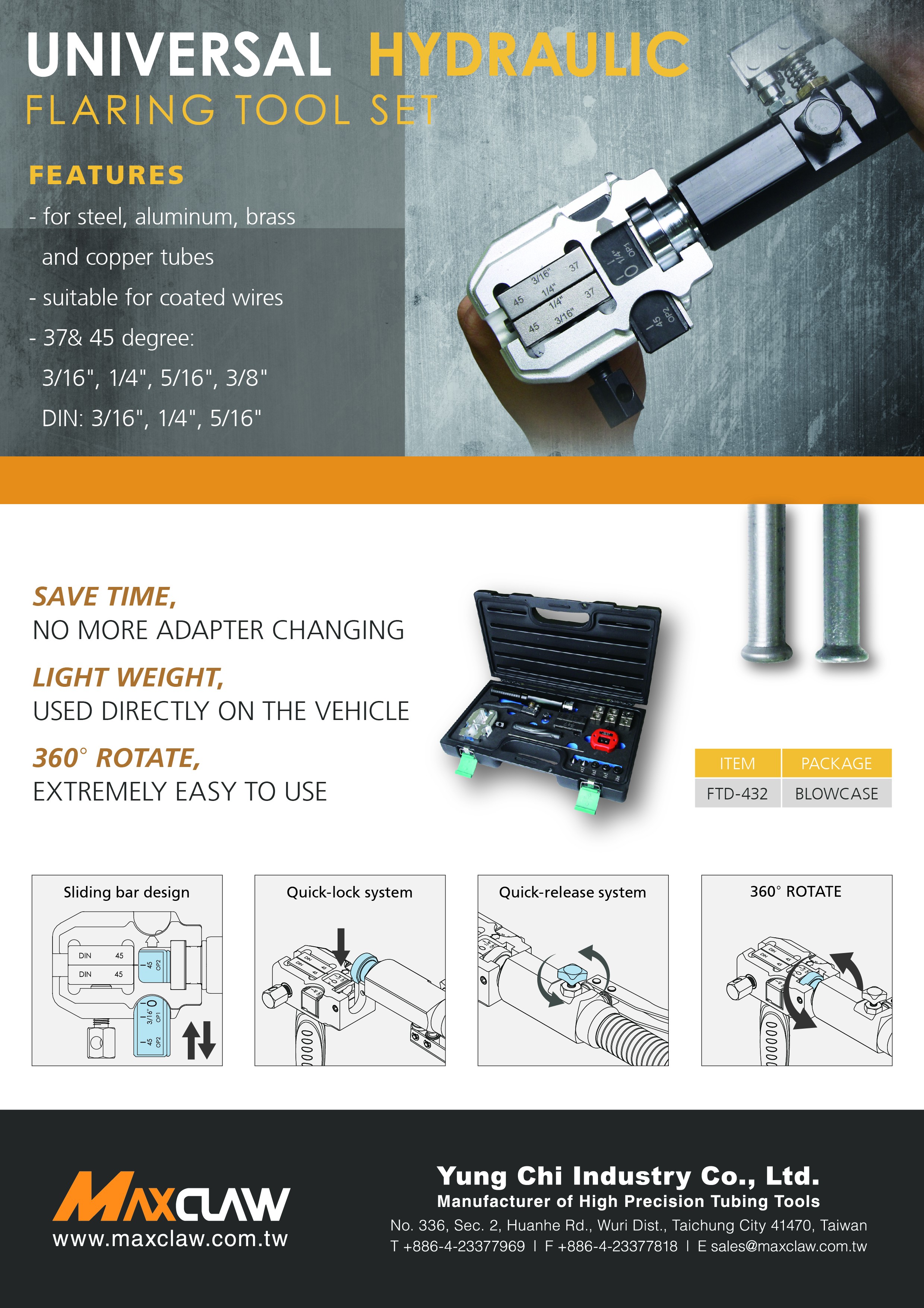 Hydraulic Flaring Tool