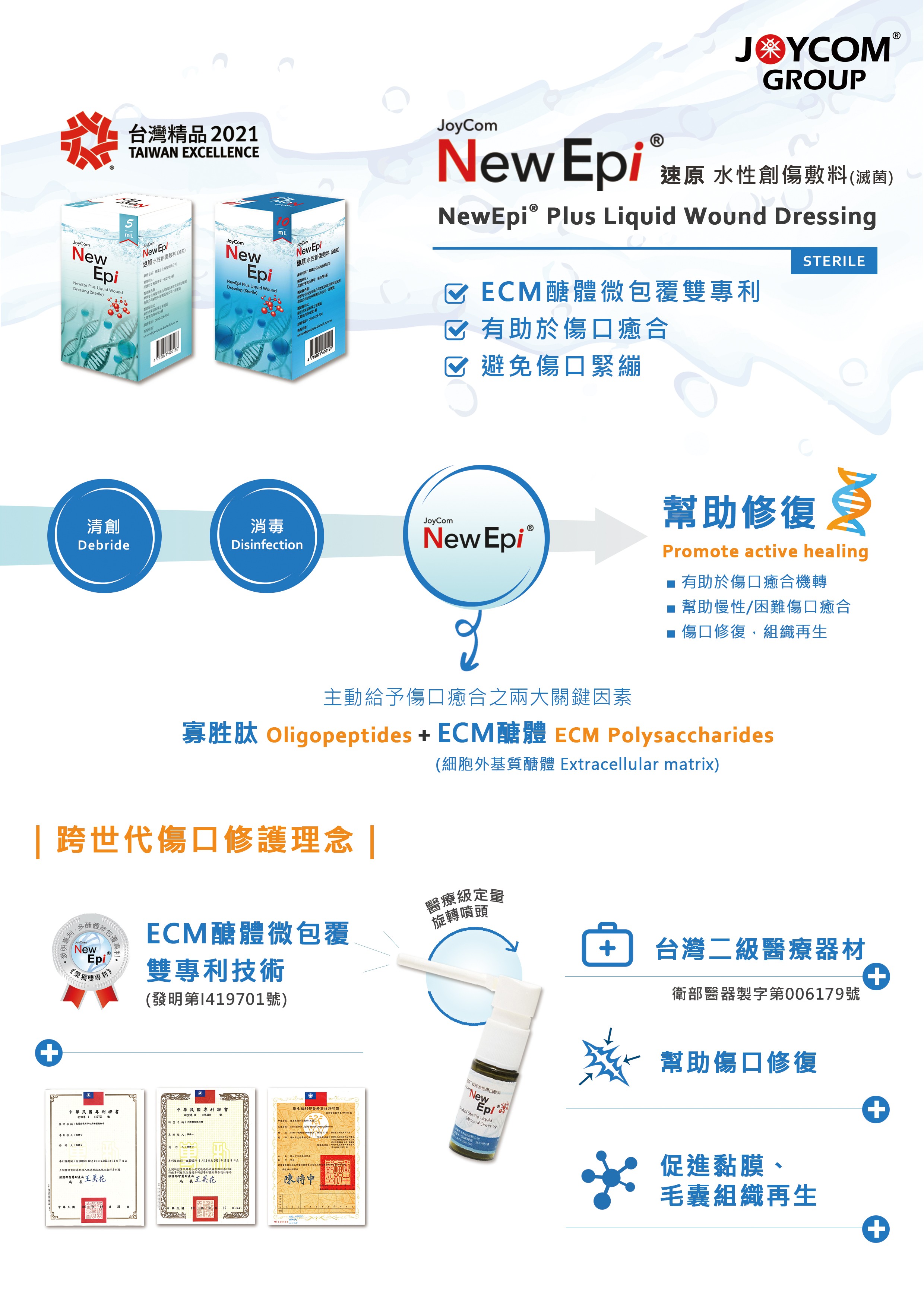 水性創傷被覆材（滅菌済）