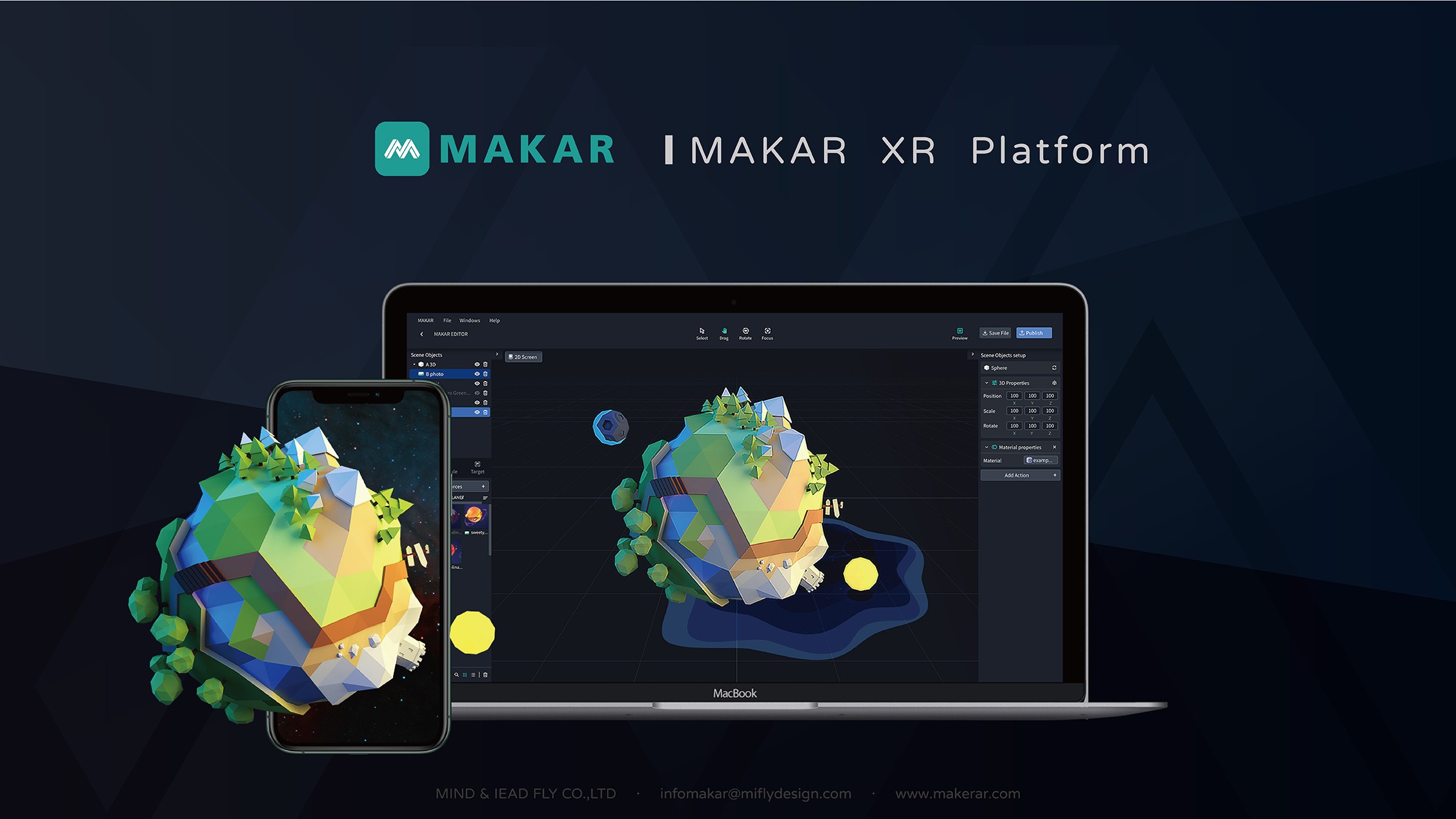 MAKAR 拡張現実/仮想現実（AR/VR）プラットフォーム