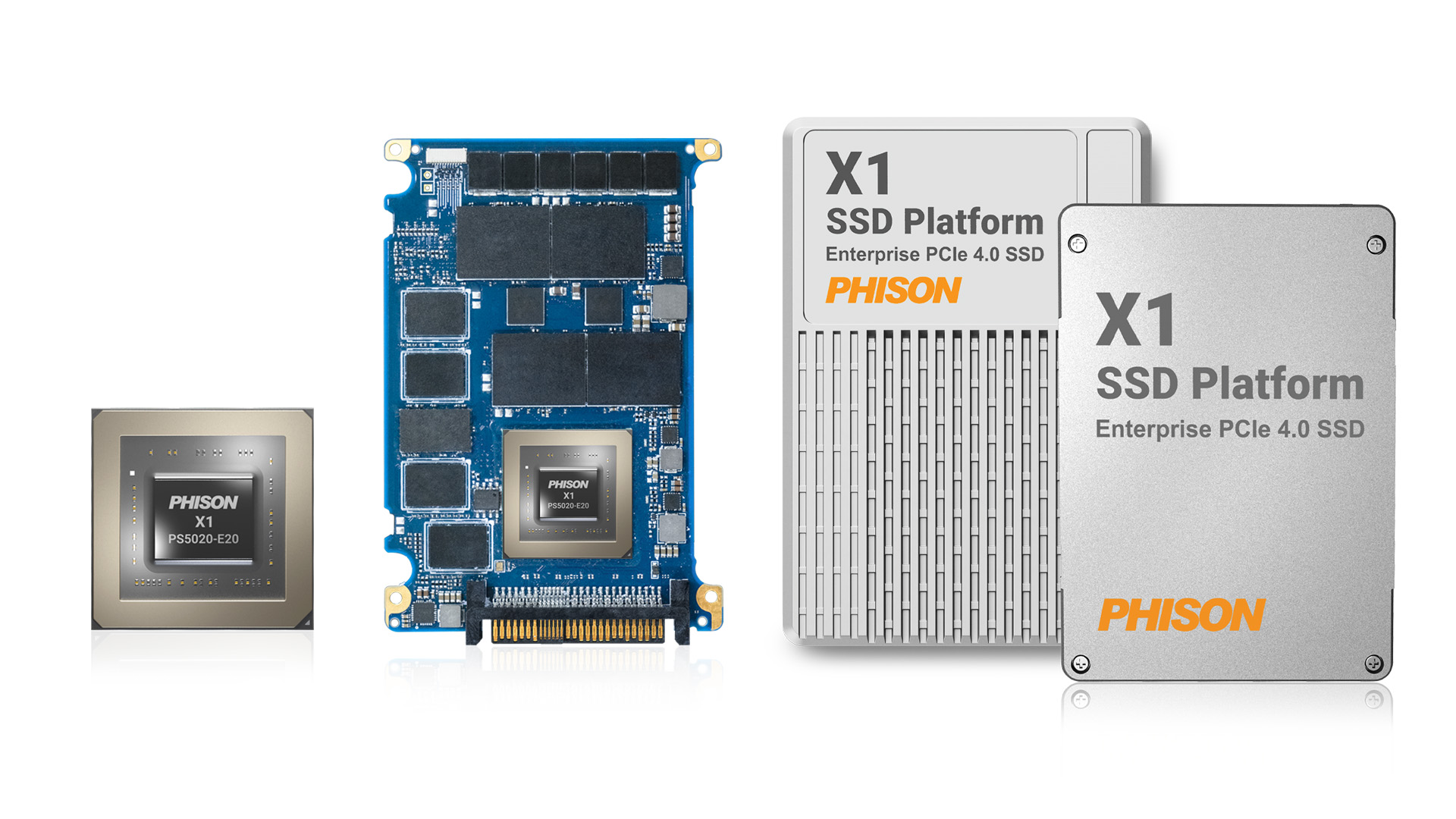 PCIe 4.0 企業級SSD儲存控制晶片 / 群聯電子股份有限公司