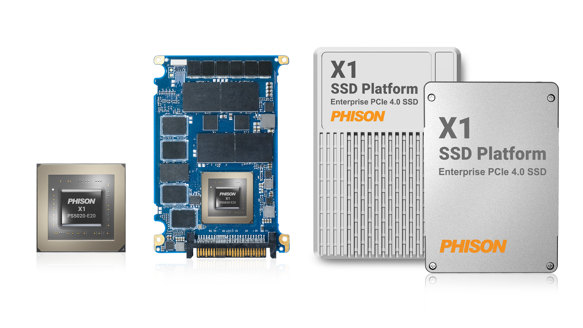 PCIe 4.0 企業級SSD儲存控制晶片