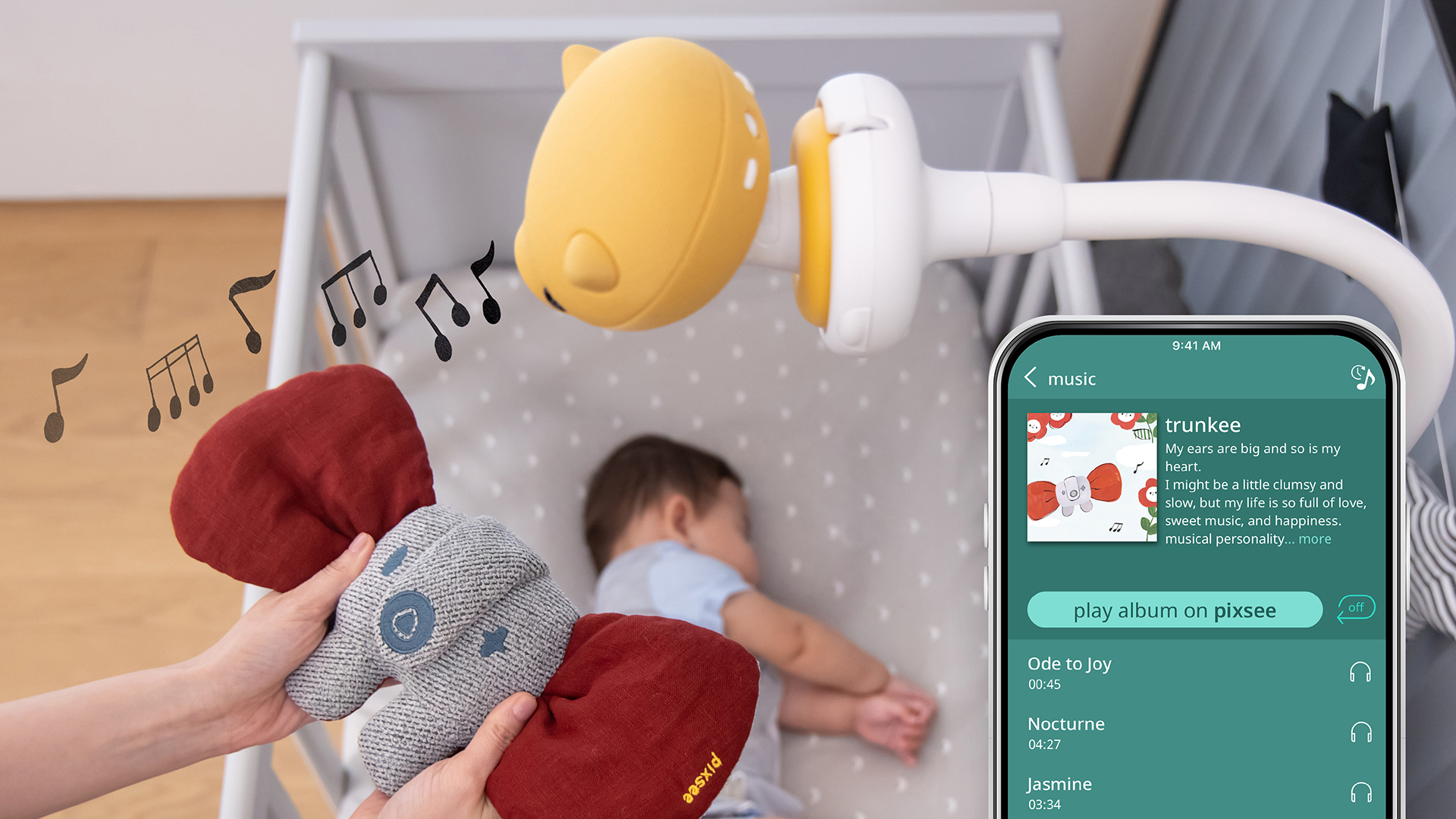 Pixsee Play and Pixsee Friends Smart Baby Camera and AI-linked Toy Set