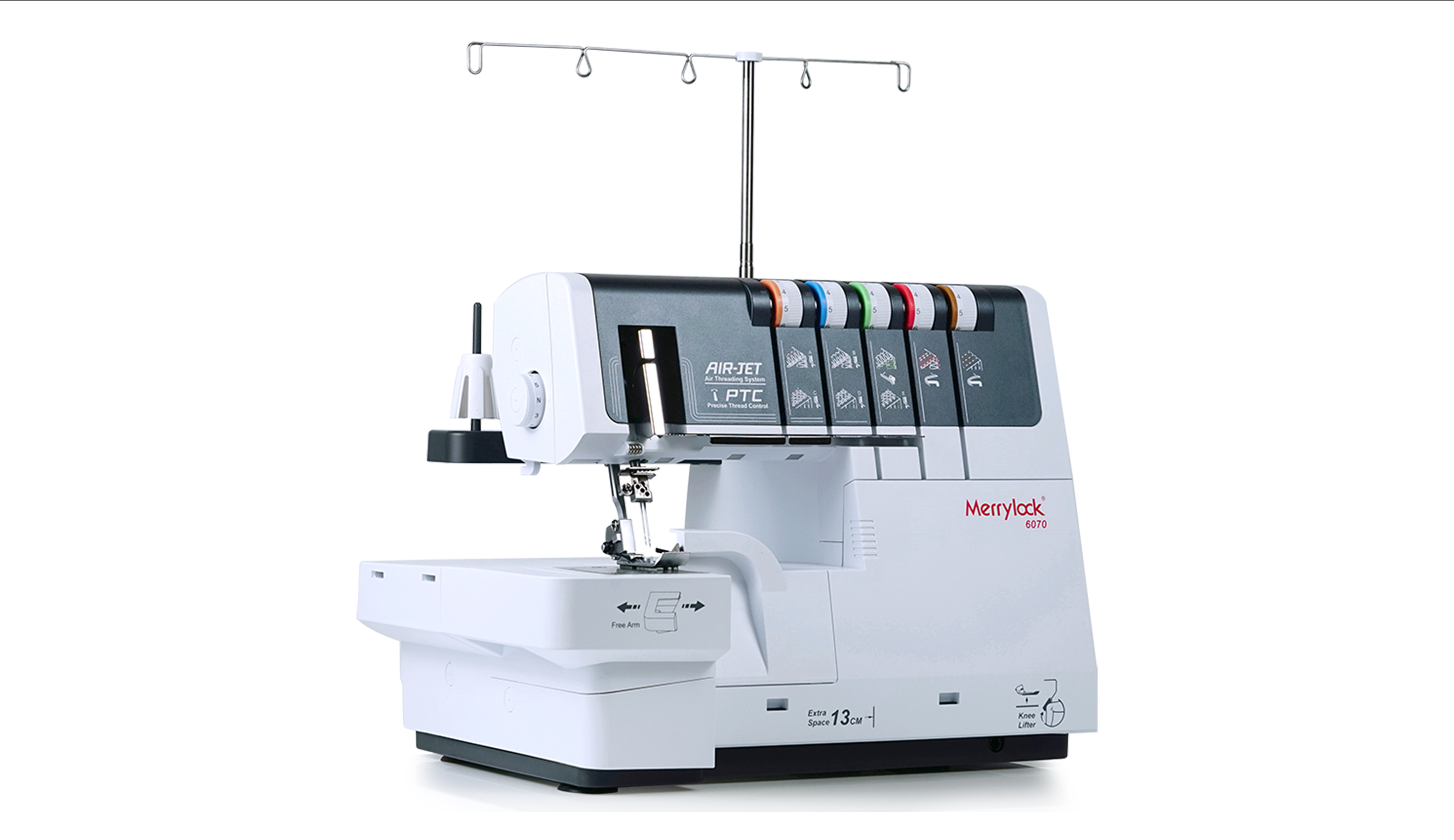 Household Air threading Overlock/Coverstitch Combo machine