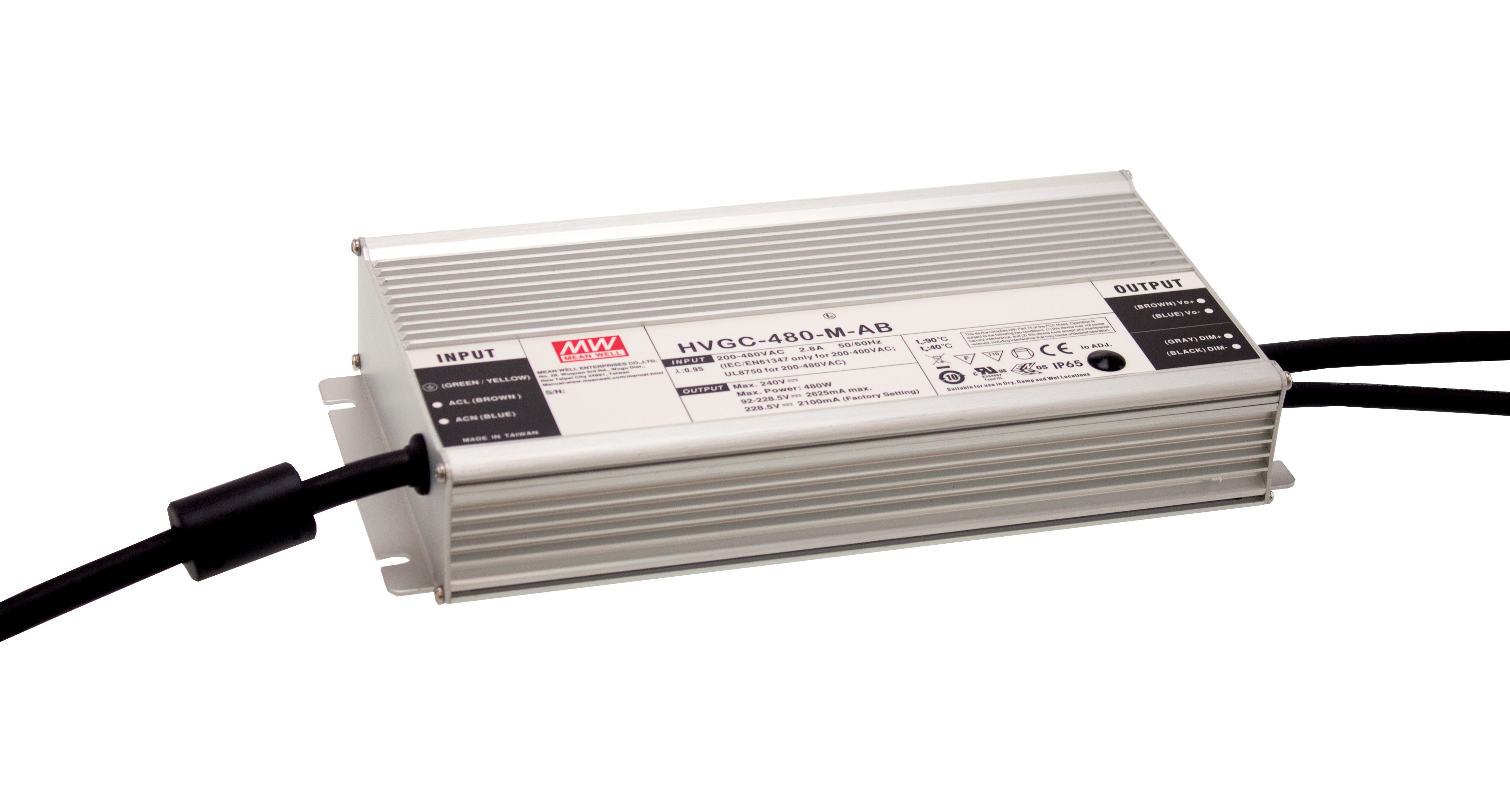 Wide Input with Dimmable Constant Power Mode LED Driver / MEAN WELL ENTERPRISES CO., LTD.