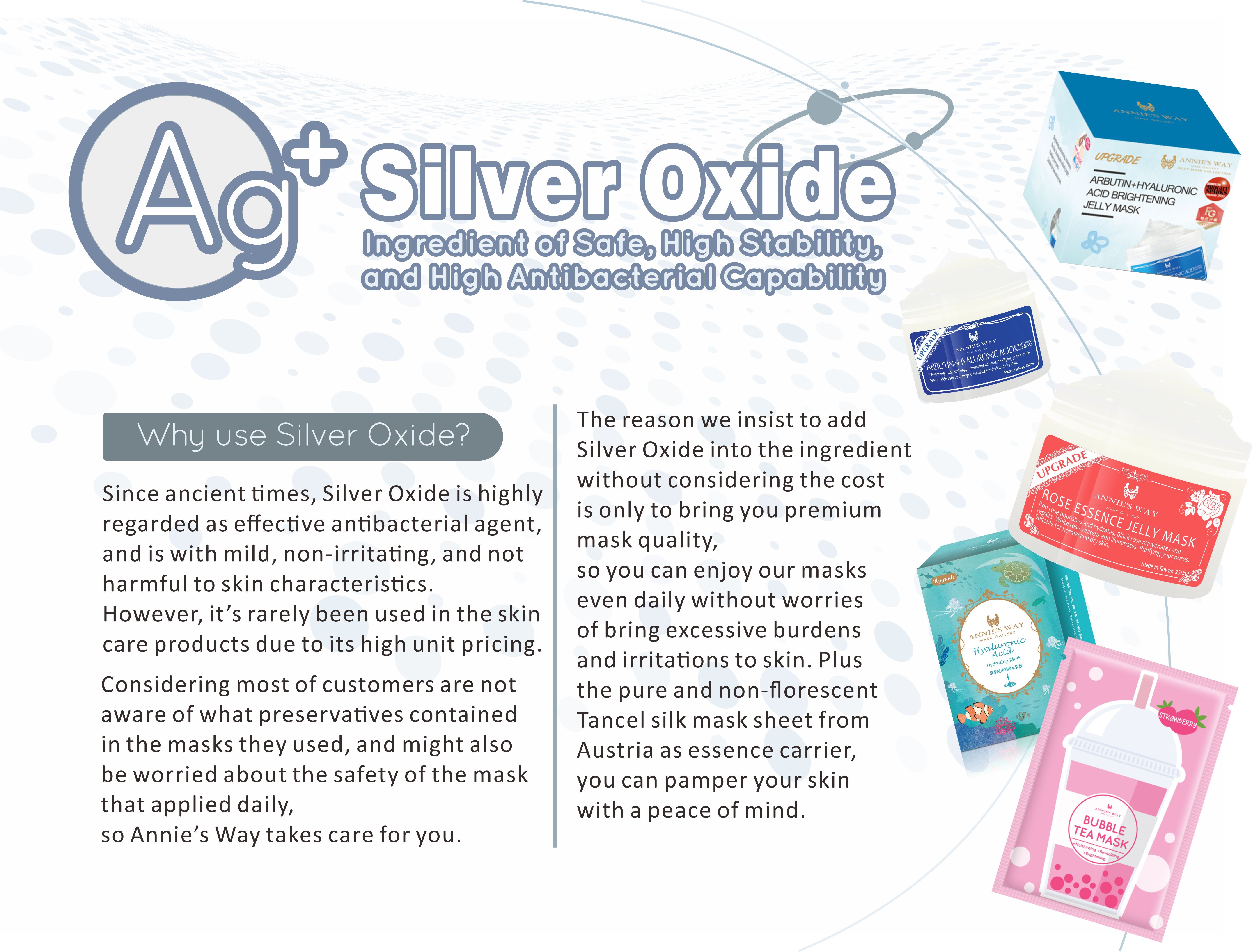 2018 Silver Oxide Skin Friendly Mask Series