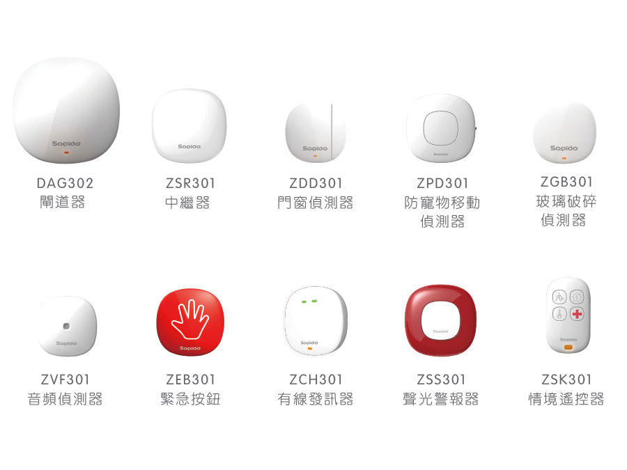 智慧居家防盜保全套組