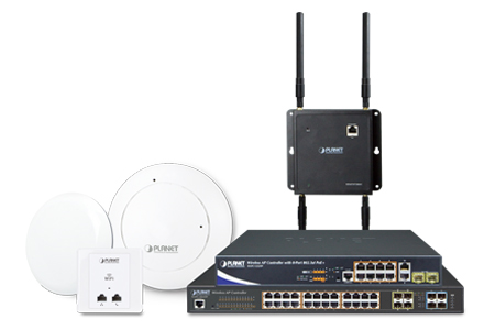 L2+ Centralized Wireless APs Management Solution with 802.3at PoE Intelligent Functions / PLANET Technology Corporation