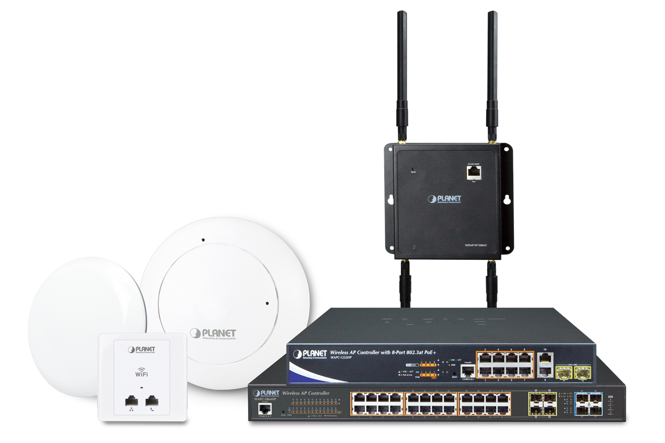 L2+ Centralized Wireless APs Management Solution with 802.3at PoE Intelligent Functions