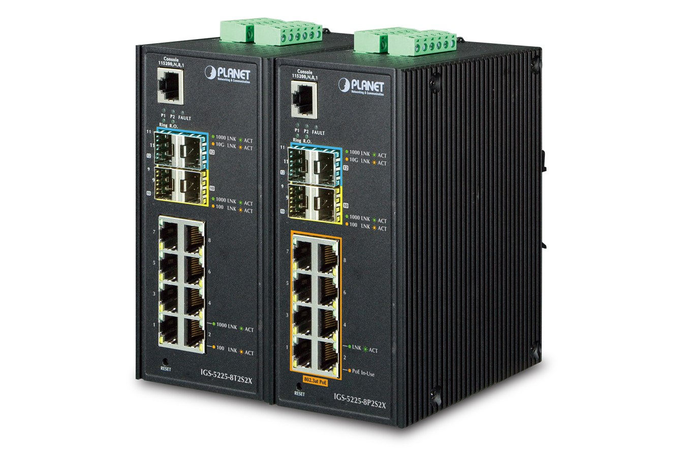 Industrial Gigabit + 20G Fiber Managed DIN-rail Ethernet Switch Series