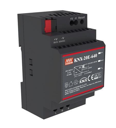 KNX Standard Power Supply for Home and Building Control / MEAN WELL ENTERPRISES CO., LTD.