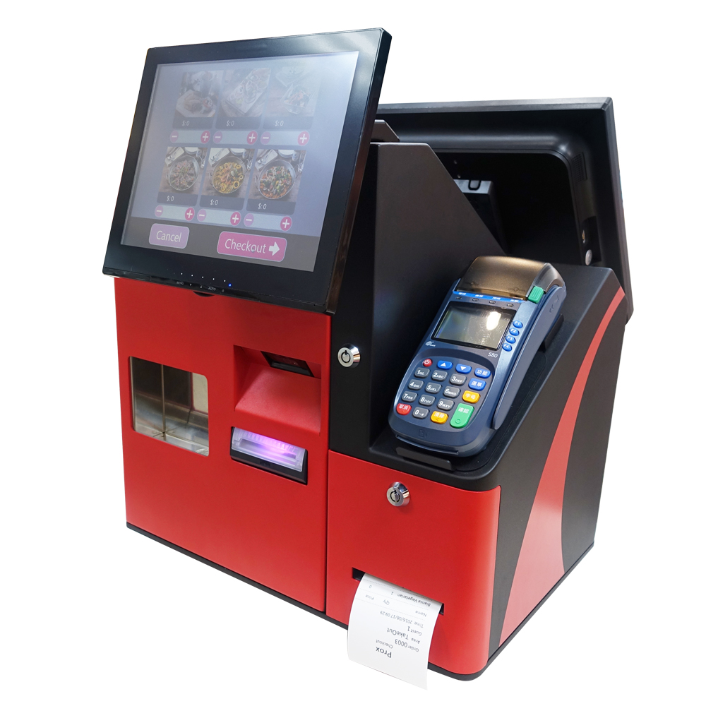 Multifunctional semi-self payment KIOSK