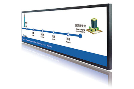 公共交通機関向けデジタルサイネージ用モニター / 晶達光電股份有限公司（LITEMAX）