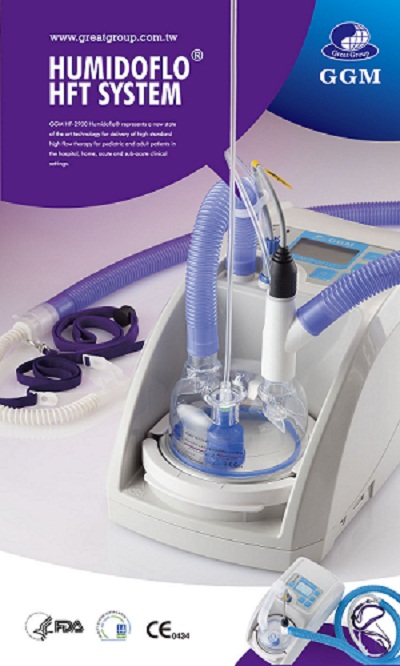 HUMIDOFLO Nasal High Flow Oxygen Therapy System / GREAT GROUP MEDICAL CO., LTD.