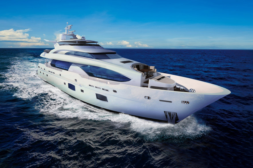 120 feet luxury motor yacht