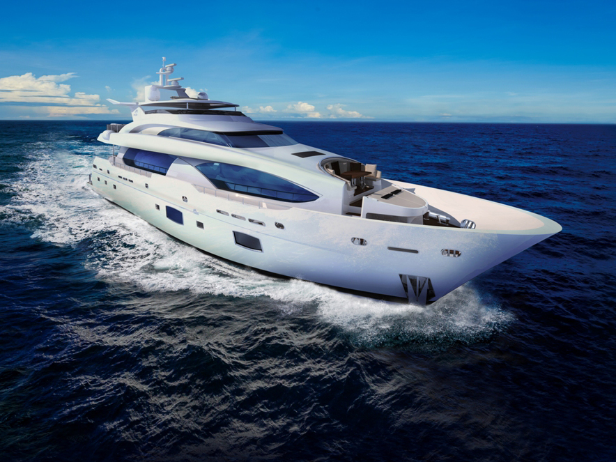 120 feet luxury motor yacht