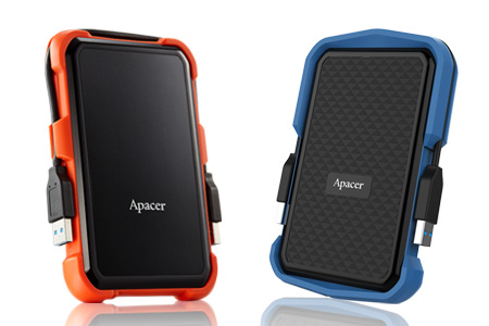 Military-Grade Shockproof Portable Hard Drive / APACER TECHNOLOGY INC.