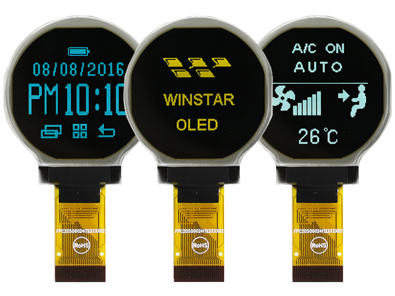 Circular OLED Display