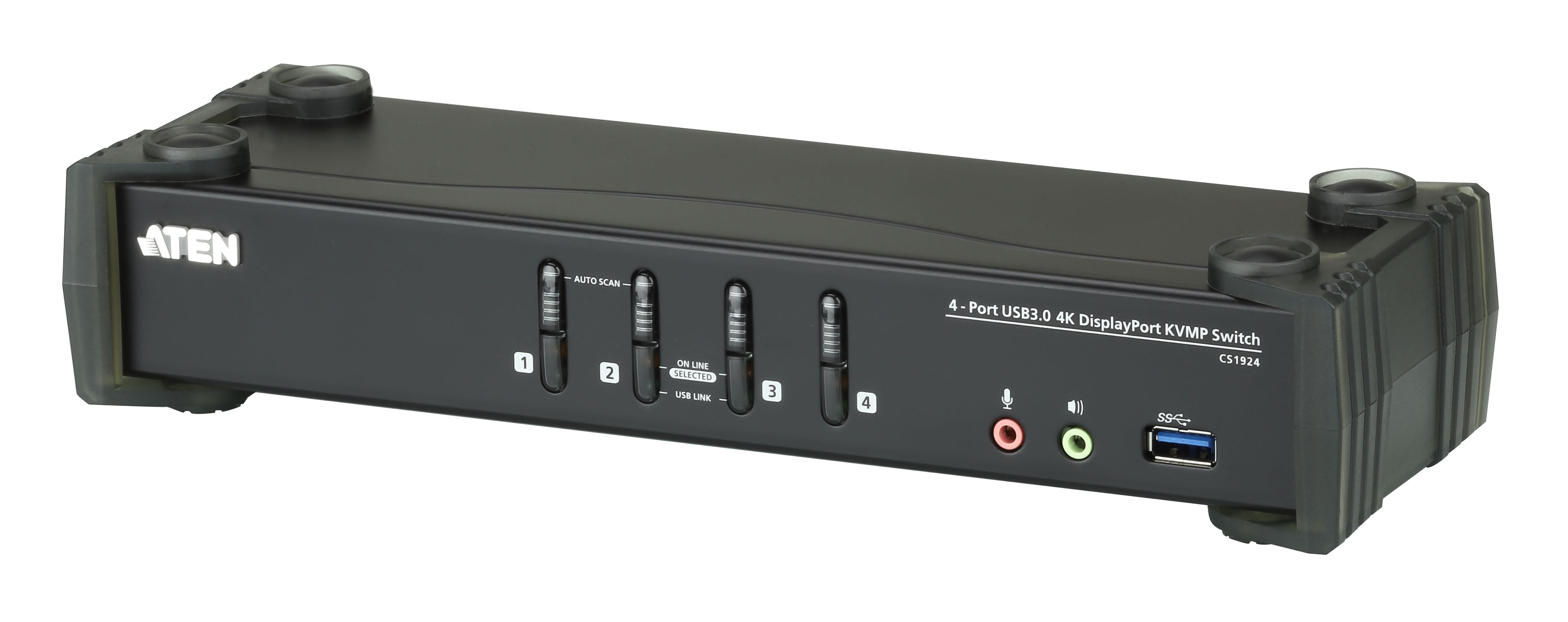 4-Port USB 3.0 4K DisplayPort KVMP™ Switch  