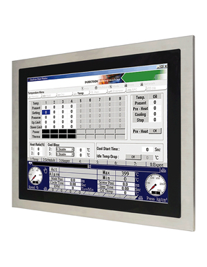 Fanless & Low power 17 inch stainless steel flat touch panel PC / Protech Systems Co., Ltd.