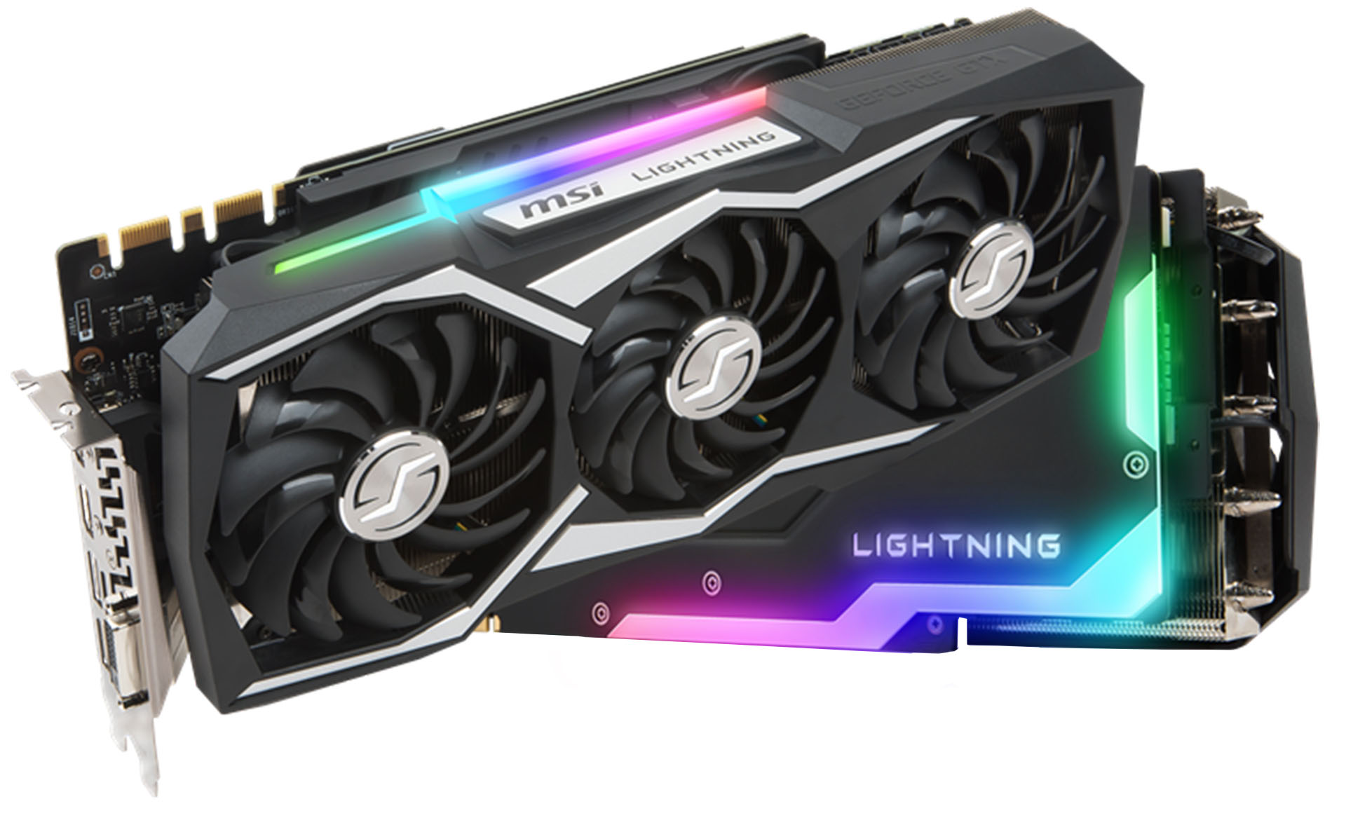 RGB Backlit gaming high-end graphics card