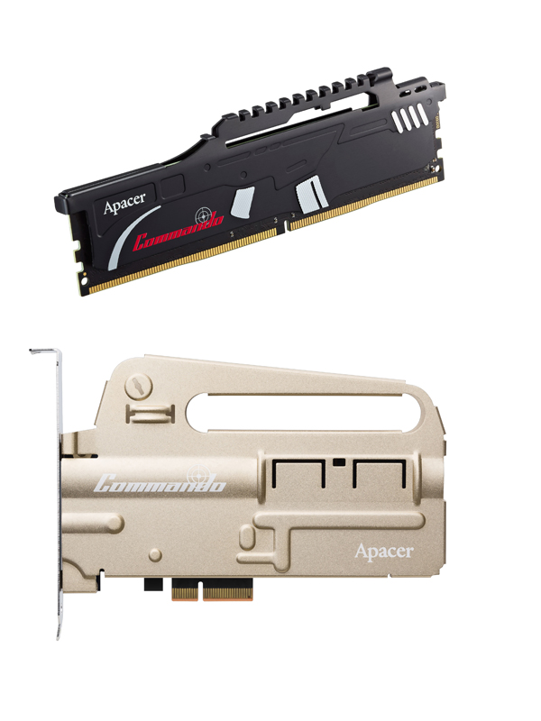 突擊隊系列DDR4記憶體、PCIe固態硬碟