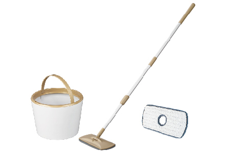 HAND WASH FREE FLAT SPIN MOP SET
