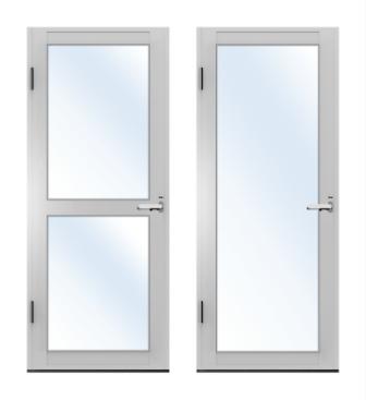 Eco-friendly soundproof aluminum door / YUANGEE INDUSTRIAL CO., LTD.