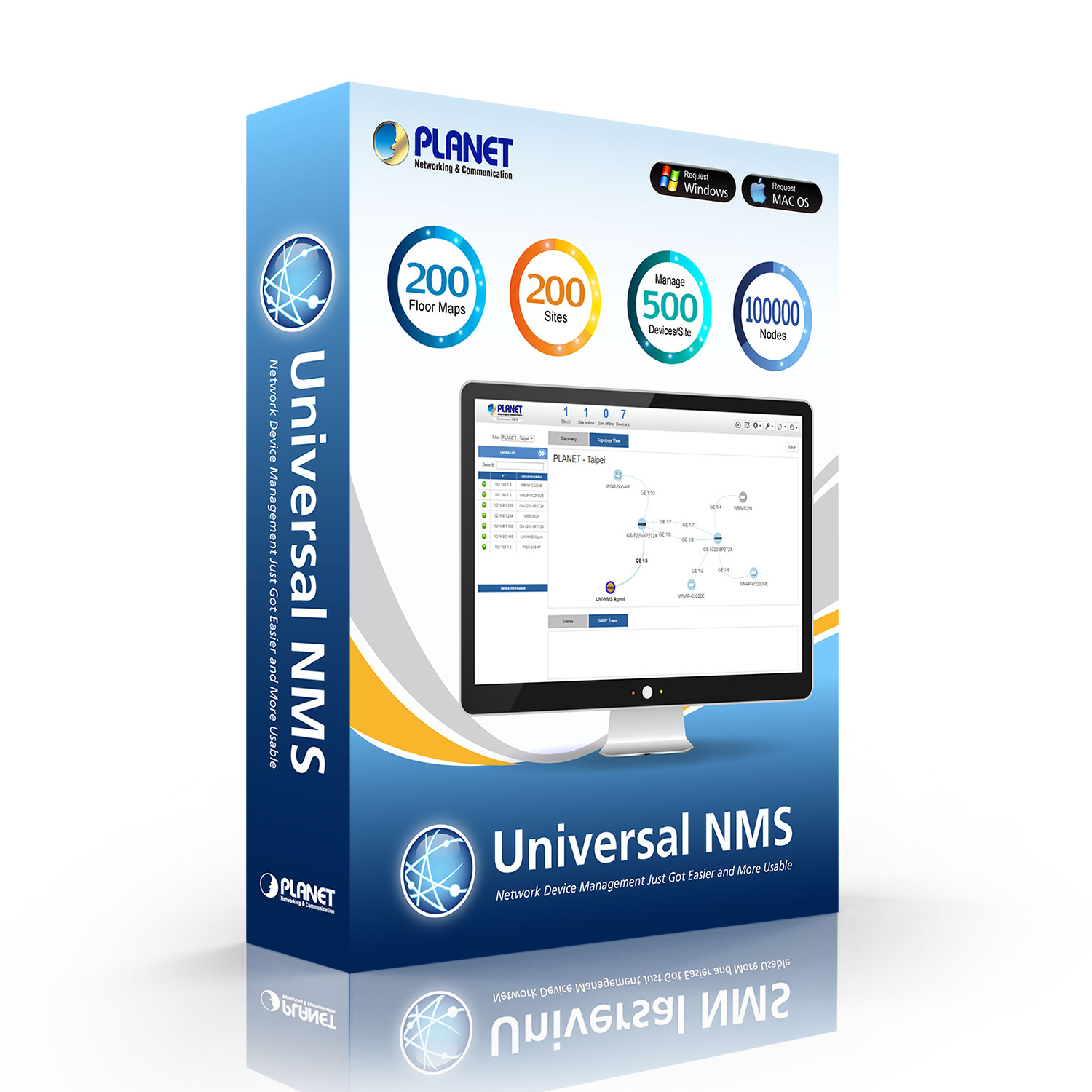 ユニバーサルネットワークマネジメントシステム（UNI-NMS）