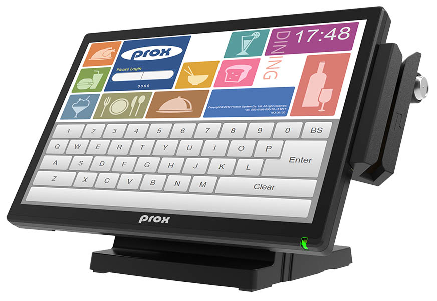 15.6" touch window integrated POS