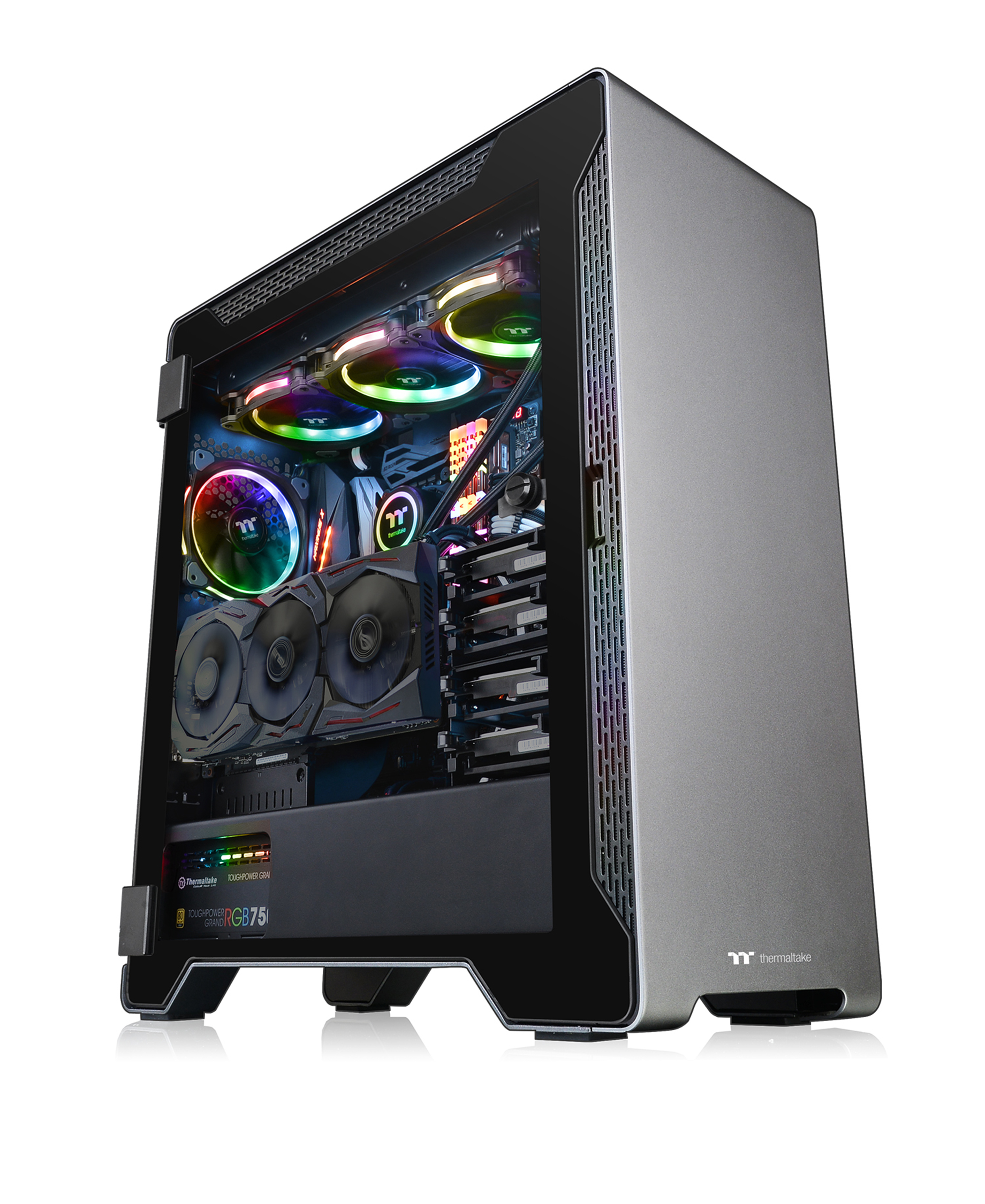 A500 Aluminum Tempered Glass Edition Mid Tower Chassis