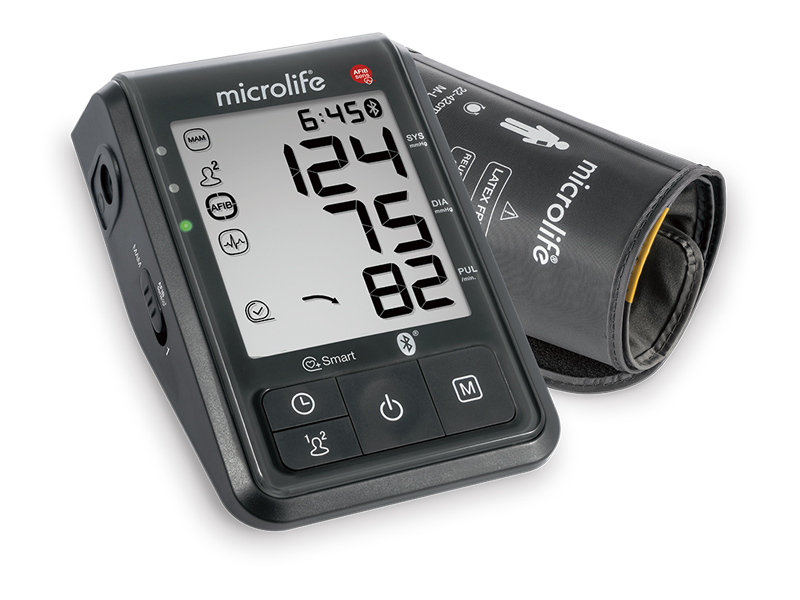 Bluetooth® blood pressure monitor with stroke risk detection