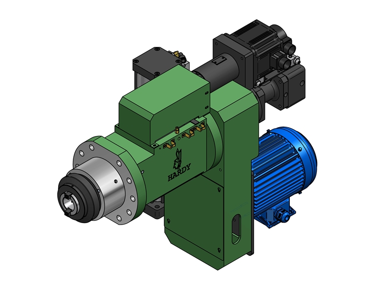 Drilling/Tapping Spindle Head-Servo/Flange Type/with Unclamping Cylinder / HANN KUEN MACHINERY & HARDWARE CO., LTD.