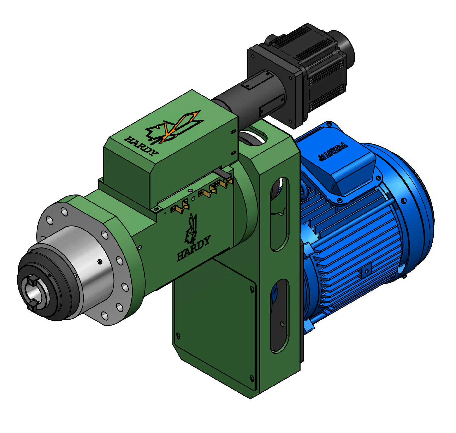 Drilling/Tapping Spindle Head-Linear Guideways With Ball Screw/Flange Type / HANN KUEN MACHINERY & HARDWARE CO., LTD.