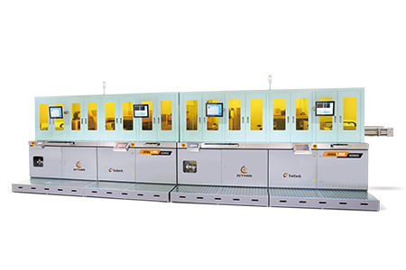 Fully Automatic PCB Double Sided Legend Ink Jet Printing Line / ATMA CHAMP ENT. CORP.