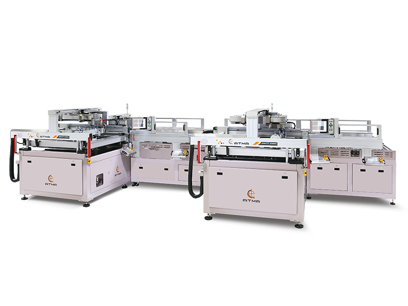 各種ワーク厚対応型自動穴埋め印刷機（2ユニット）