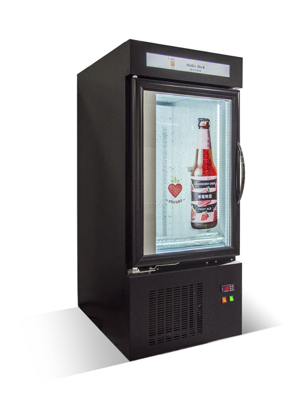 Intelligent marketing display fridge for unmanned store