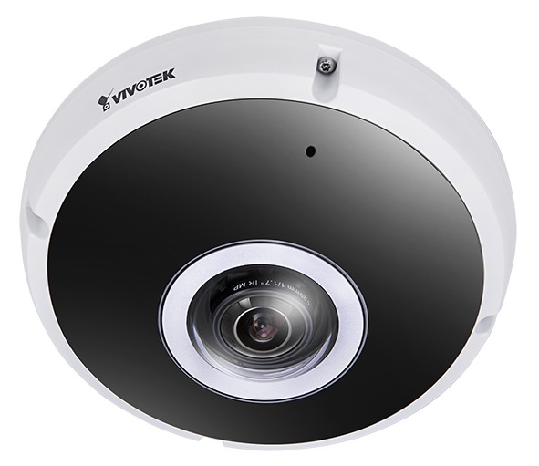 12-Megapixel Cybersecurity-Enhanced Fisheye Network Camera